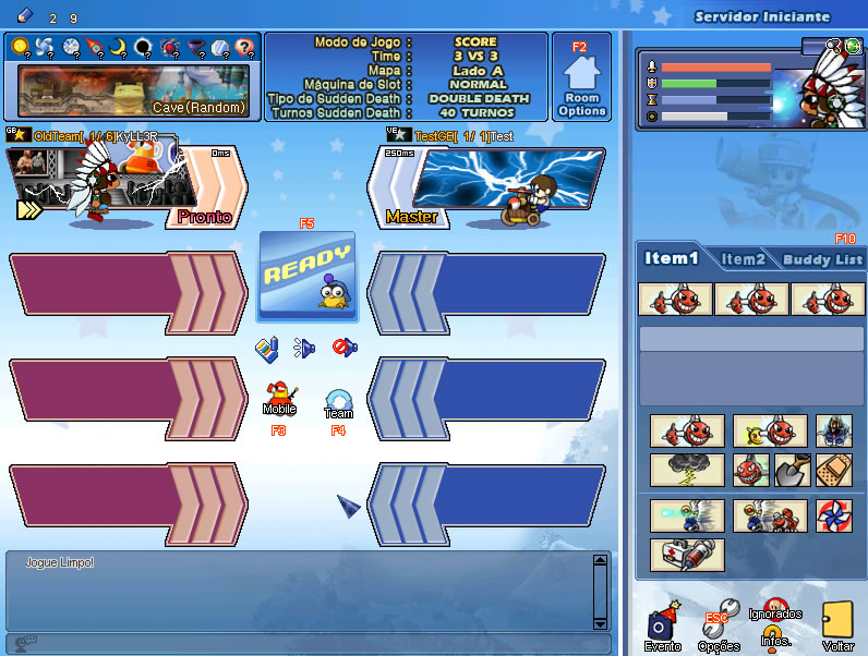 GunBound Game Room